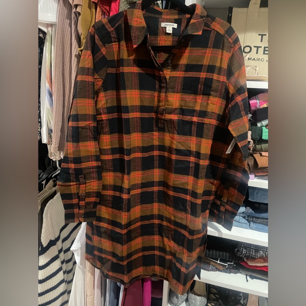 🍂Good tread long flannel🍂